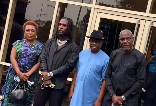 "Burna Boy is a pride of Rivers state" - Governor Wike says as he gifts him a land and money to build 1