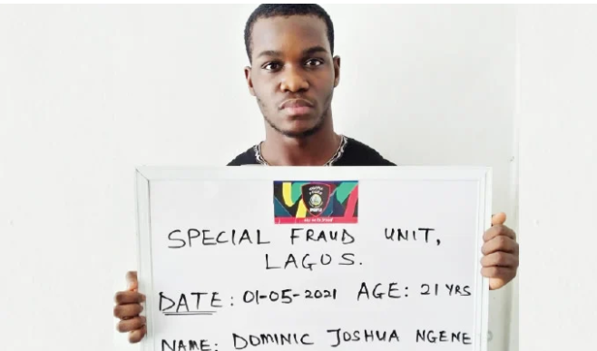 21-year-old Dominic arrested for defrauding investors of N2bn 1