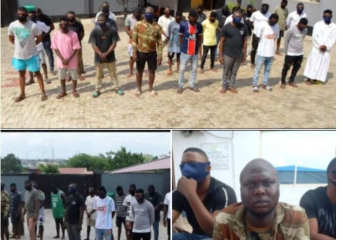 Former soldier and 33 others arrested for alleged internet fraud in Osun (photos) 7 Former soldier and 33 others arrested for alleged internet fraud in Osun (photos) 1