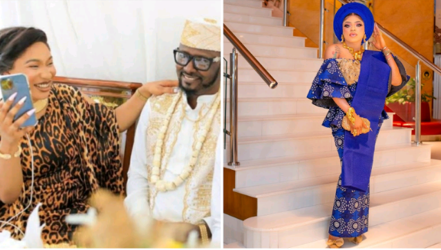 Tonto Dike reportedly breaks up with lover, Prince Kpokpogri who now follows Bobrisky on Instagram hours after break up 1