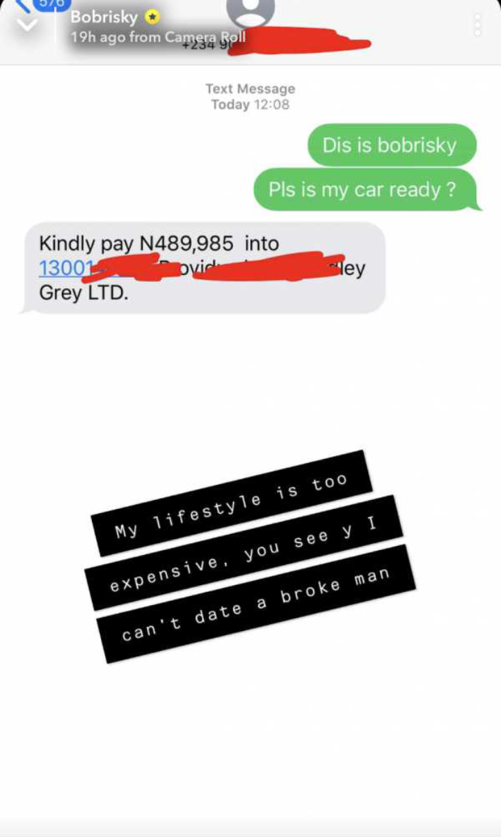 I can never date a broke guy because my life style is expensive - Bobrisky 11 I can never date a broke guy because my life style is expensive - Bobrisky 11