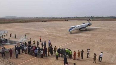 Photo of First commercial flight lands in Anambra as Nigerian Civil Aviation Authority gives clearance for commercial operations to resume at the airport