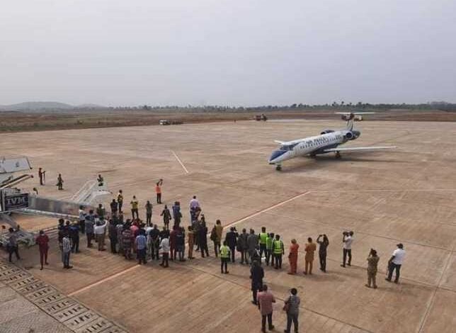 First commercial flight lands in Anambra as Nigerian Civil Aviation Authority gives clearance for commercial operations to resume at the airport 1