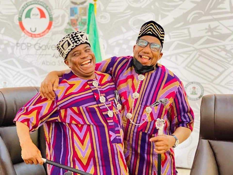 (Photos)PDP Governors rock indigenous Akwete fabric as they meet in Abia 17