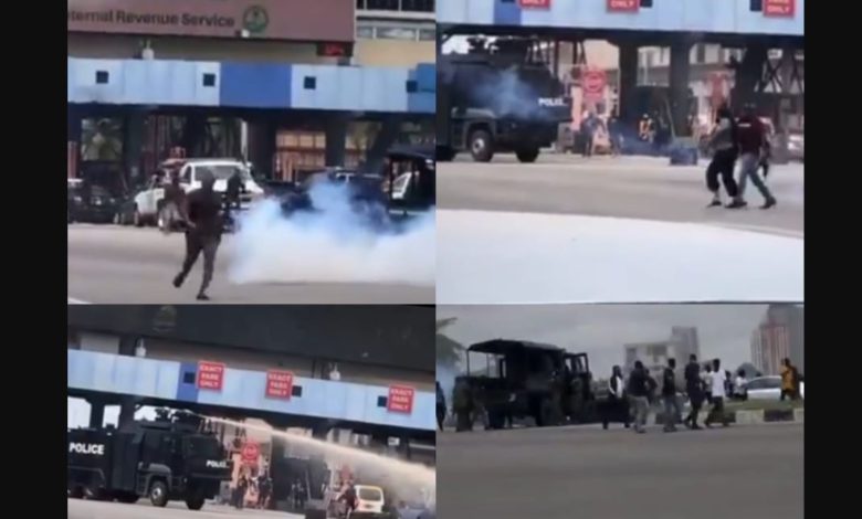 We don't have any record of shooting - Lagos Police PRO, SP Hundeyin, speaks on why teargas & water canons were fired at Nigerians marking 2nd anniversary of EndSARS Lekki shooting 1