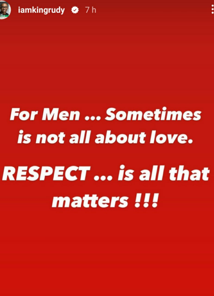 For men it's not all about love, respect is all that matters - Paul Okoye 4 For men it's not all about love, respect is all that matters - Paul Okoye 4