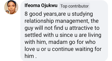 We've been dating and living together for 8 years and have a daughter but he said he doesn't have money to go see my family - Nigerian lady seeks advice about her baby daddy 9