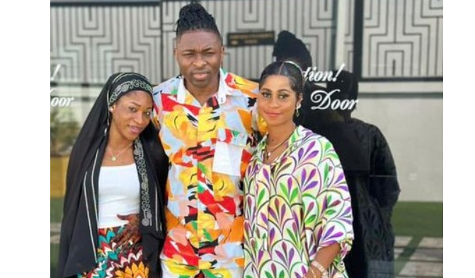 He is better than those who marry one wife and have 3 or 4 side chicks - Woman defends man who married his two girlfriends same day 5