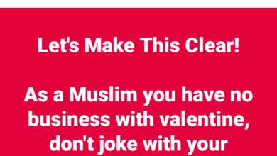 Photo of You have no business with Valentine – Nigerian man tells Muslims