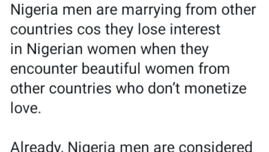 Photo of There would be an epidemic of unmarried women in Nigeria if women don’t stop this culture of commercializing love and prostitution disguised as dating – Nigerian lady says