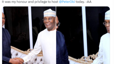 Photo of Peter Obi pays Atiku Abubakar a visit