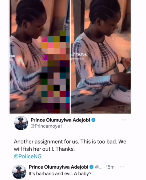 We will fish her out - Police PRO, Olumuyiwa Adejobi, reacts to trending video of woman feeding her baby alcohol 4