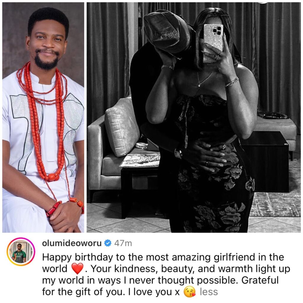 Holding someone’s daughter that is not your wife romantically is an act of rascality - Aide to Delta state Governor, Success tells Actor, Olumide after he posted a picture of him holding his girlfriend 4