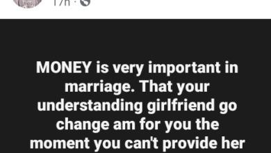 Photo of ”MONEY is important in marriage. Your understanding girlfriend go change am for you when you stop providing her needs” – Nigerian woman shares