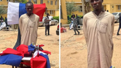 Photo of Protest: Kano tailor producing ‘Russian flags’ reportedly arrested