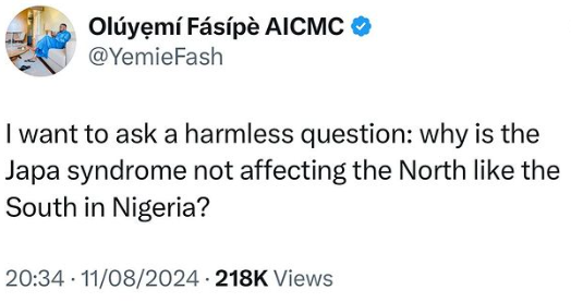 Why is the japa syndrome not affecting the North like the South in Nigeria - Activist Yemi Fasipe asks 3