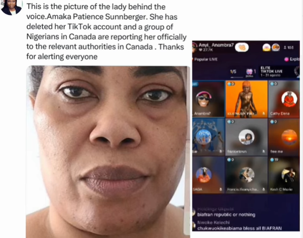 Nothing will happen to me. I am a Canadian Citizen - Nigerian woman who threatened to poison and kill Yorubas and Edo natives in Canada boasts 1