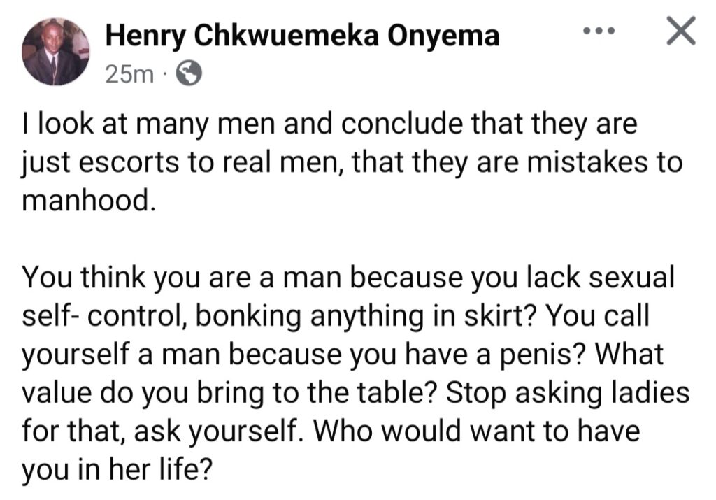 Ask yourself what you bring to the table. Stop asking ladies - Nigerian Author tells men 4