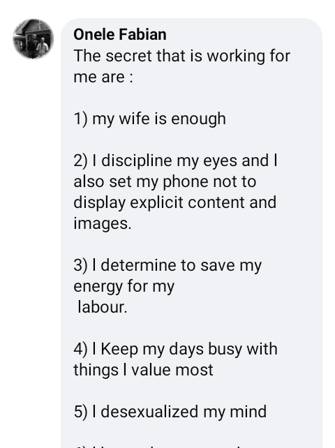 My seeds are costly can't afford to waste them - Man who says he has been faithful to his wife lists ways he has been able to stay committed 8