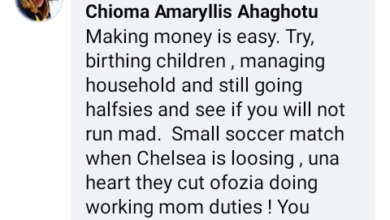 Photo of Try birthing children and managing household – Media personality Chioma Amaryllis Ahaghotu berates men who want to split bills 50/50 with their wives