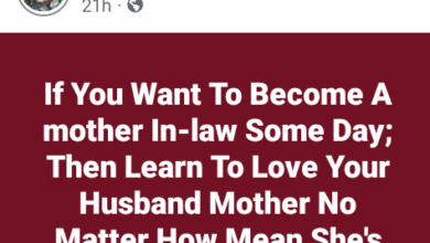 Photo of Learn to love your husband’s mother no matter how mean she is to you – Nigerian lady advises women