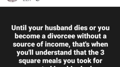 Photo of If your husband still gives you 3 square meals and shelter in this hard economy, he is a responsible man – Nigerian woman says