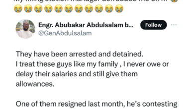 Photo of “I treated these guys like my family, never owed them salaries” Nigerian man laments after his staff defrauded him of N6.7 million