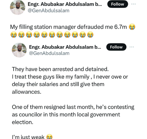 “I treated these guys like my family, never owed them salaries” Nigerian man laments after his staff defrauded him of N6.7 million 3