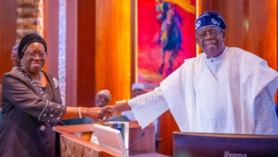 Photo of President Tinubu swears in Kekere-Ekun as substantive CJN