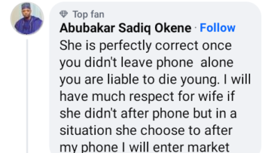 Photo of You are liable to die young if you don’t leave your husband’s phone alone – Nigerian man says