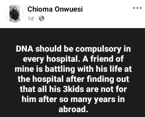 DNA testing is not our culture. Any child born by a married woman belongs to her husband - Nigerian lady says 6