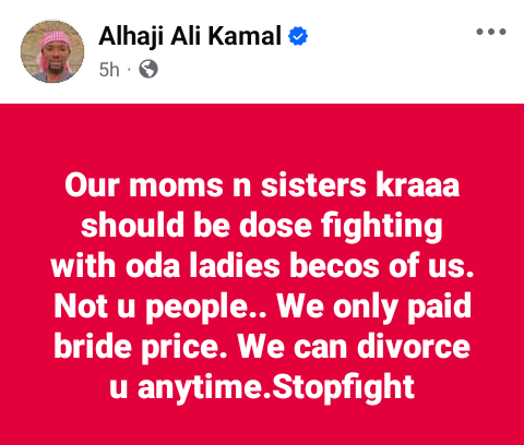 A religious and pious wife would encourage you to get a side chick - Man berates women who fight their husband's side chicks 9