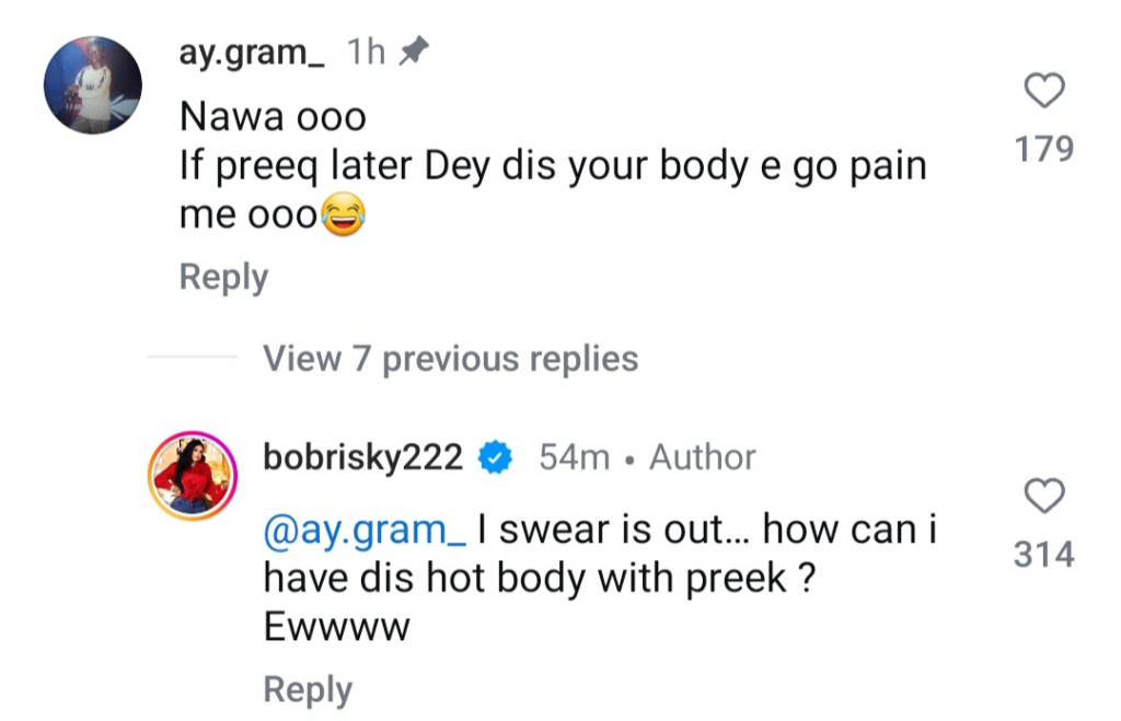 "How can I have this hot body with pr**k" Bobrisky vows that he has removed his member as she shares video of bare backside 7