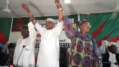 Photo of MC Oluomo elected National President of NURTW