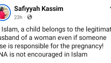 Photo of In Islam, a child belongs to the husband of a woman even if someone else is responsible for the pregnancy – Muslim woman says