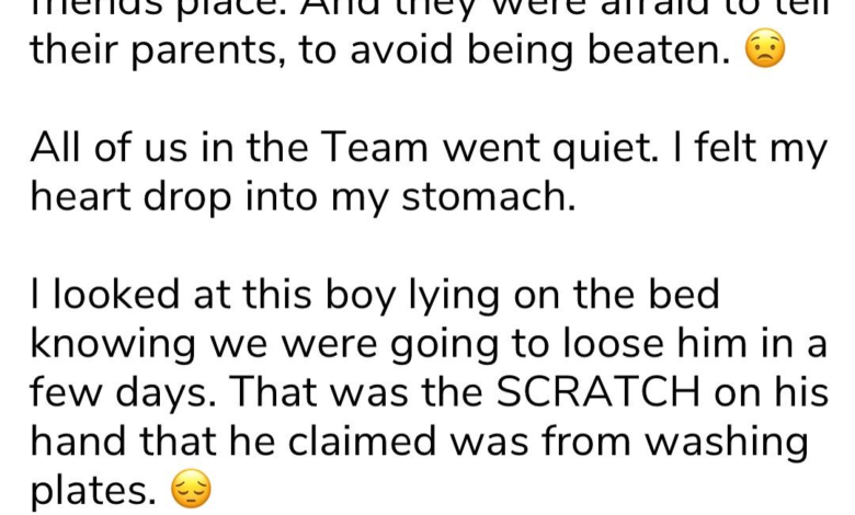 The world outside is wicked, children need to know that home is safe - Doctor tells parents, shares how a child died an avoidable death because he was scared to confide in his parents 9