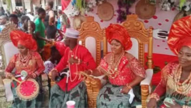 Photo of I won’t die until I father 32 children — Delta musician says as he marries three women same day