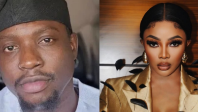 Photo of Divorce saga: ‘You will be held responsible should anything happen to 2face’ – VeryDarkMan warns Toke Makinwa