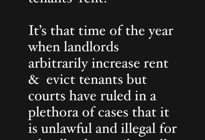 Photo of It is unlawful and illegal for a landlord to unilaterally increase rent without first consulting or renegotiating the price with the tenant – Speed Darlington’s lawyer, Stan Alieke