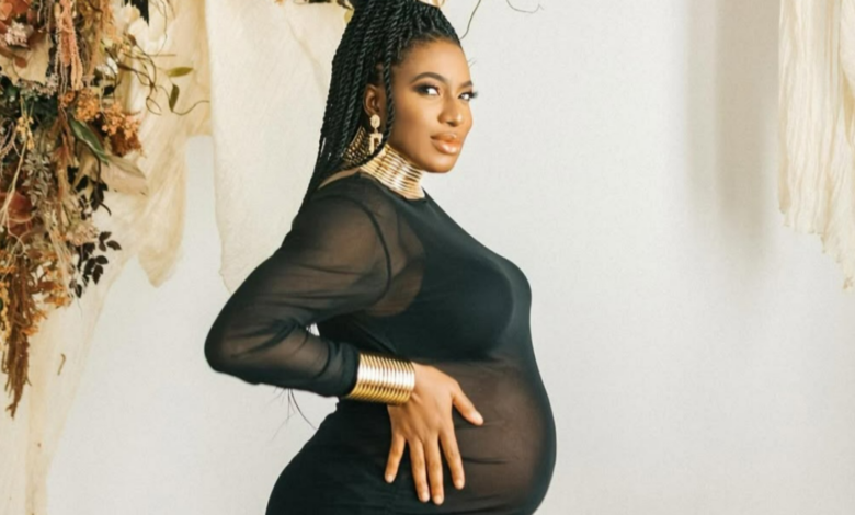 Actress, Chika Ike expecting first child as she shows off baby bump 3