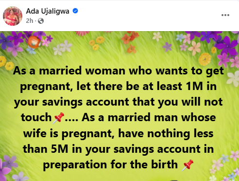 A man whose wife is pregnant should have nothing less than N5M in his account - Nigerian doctor says 3