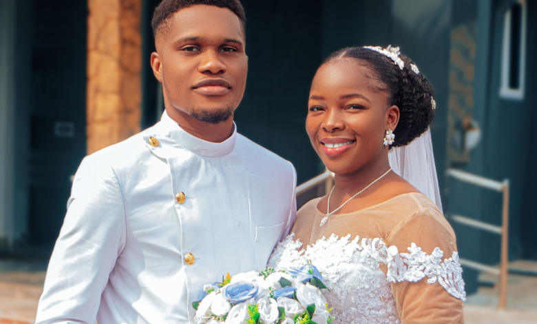 Thank you for keeping yourself pure, untouched and unbroken - Newly married Nigerian man celebrates his wife for being a virgin 1