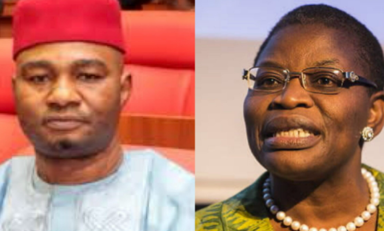 Ezekwesili: ''I am going to take her up within the Igbo traditional leadership'' - Senator Nwaebonyi 1 Ezekwesili: ''I am going to take her up within the Igbo traditional leadership'' - Senator Nwaebonyi 1
