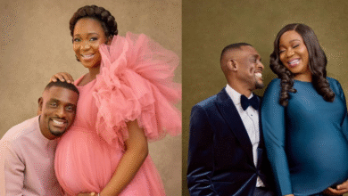 Photo of Arise TV personality, Ayo Mairo-Ese and husband expecting their first child