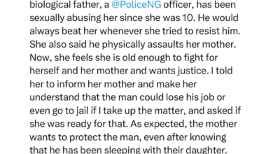 Photo of Ondo state police officer accused of sexu@lly assaulting his 23-year-old daughter since she was 10