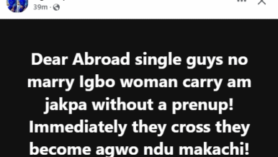 Don't marry an Igbo woman and take her abroad without signing a prenup - Nigerian woman advises abroad-based single men 2 Photo of Don’t marry an Igbo woman and take her abroad without signing a prenup – Nigerian woman advises abroad-based single men