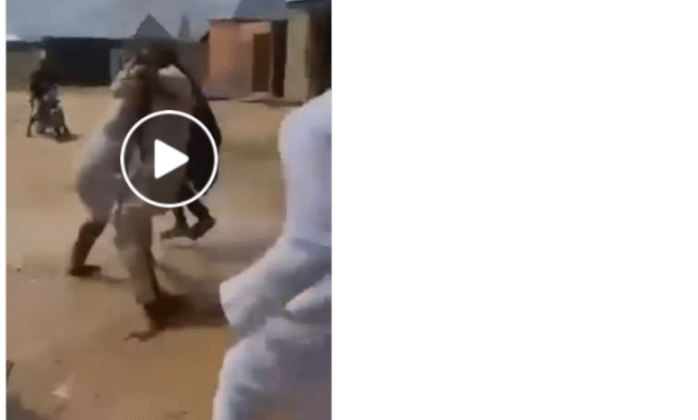 Photo of People need to know that they can’t joke with your daughters and go scot-free – Nigerian says as he shares video of man beaten by his in-laws for brutalising his wife