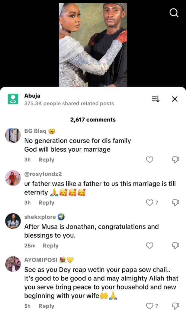 "Your father was the best president"- Nigerians shower prayers on son of late former President Umar Musa Yar’adua as he ties the knot 4 "Your father was the best president"- Nigerians shower prayers on son of late former President Umar Musa Yar’adua as he ties the knot 4