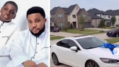 Photo of ”My son in whom I am well pleased” – Gospel Artist, Tim Godfrey buys a car for his son on his 17th Birthday