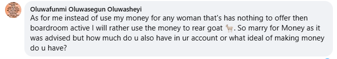 Marry for Money, there's no medal for suffering - Nigerian Lady advices 10 Marry for Money, there's no medal for suffering - Nigerian Lady advices 10